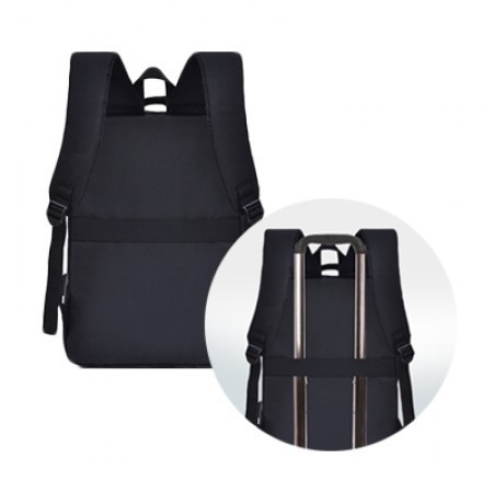 15.6" Travel PU Laptop Backpack with USB Port 04